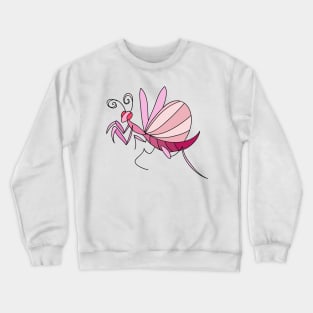 Pink Orchid Mantis Crewneck Sweatshirt